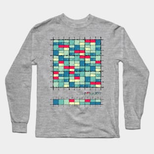 Mydoku_007_H001_001_F: Sudoku, Sudoku coloring, logic, logic puzzle, holiday puzzle, fun, away from screen Long Sleeve T-Shirt